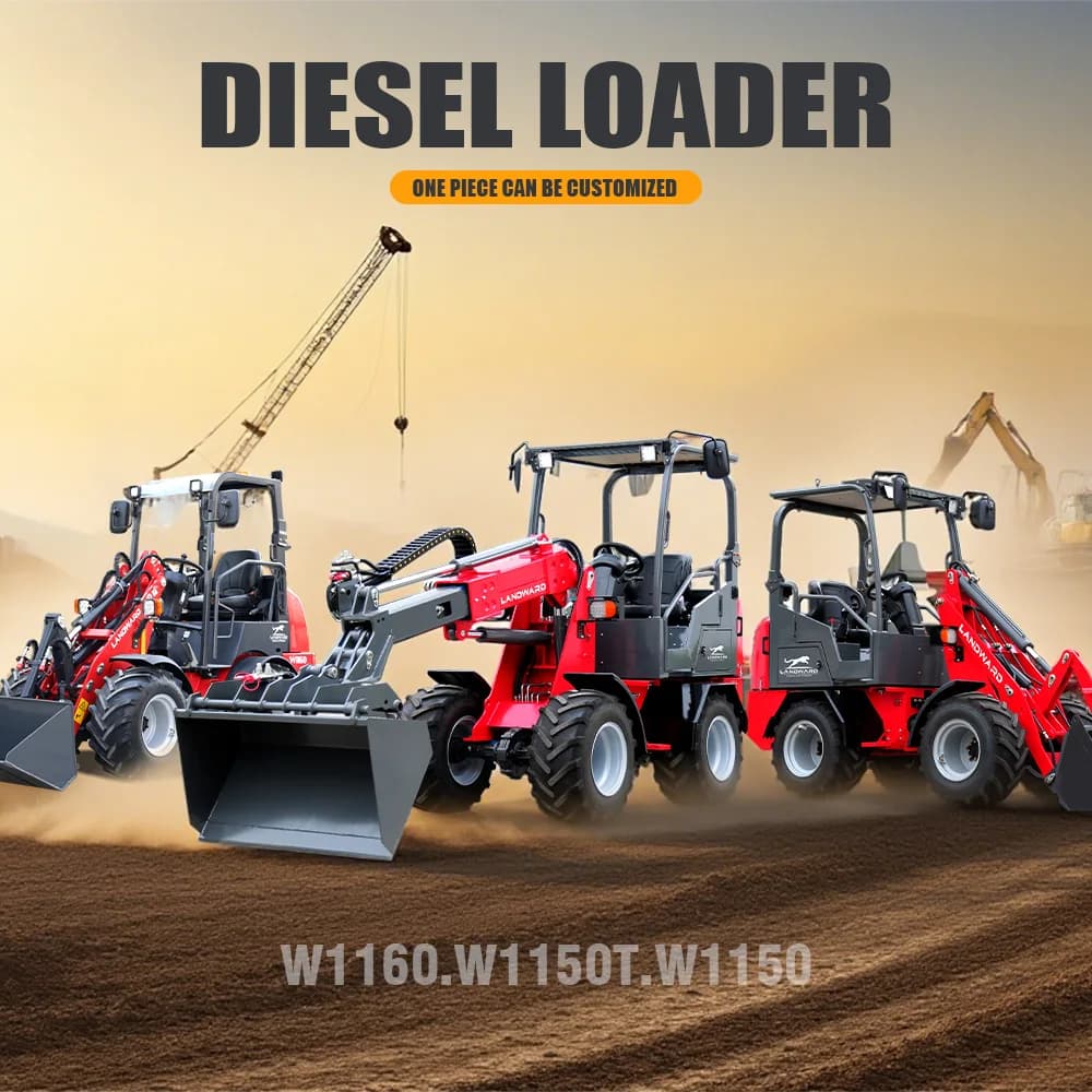 Moteur Kubota, chargeur diesel de haute qualité, petit chargeur pour usage domestique, usage ranch, 