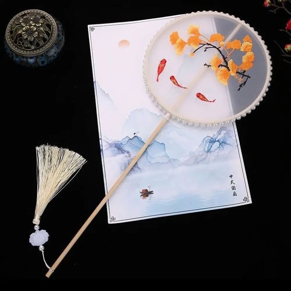 Accessoires Hanfu, ornements de bureau, ventilateurs décoratifs, artisanat, décoration de la maison,