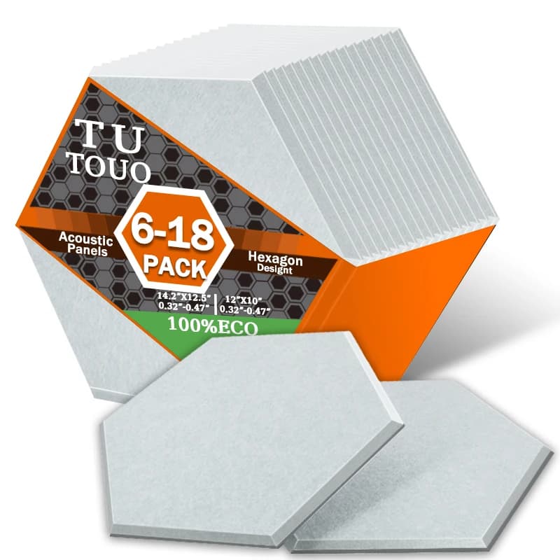 TOUO – panneaux acoustiques muraux intérieurs, 6 à 18 pièces, pour la maison, KTV, contrôle du bruit