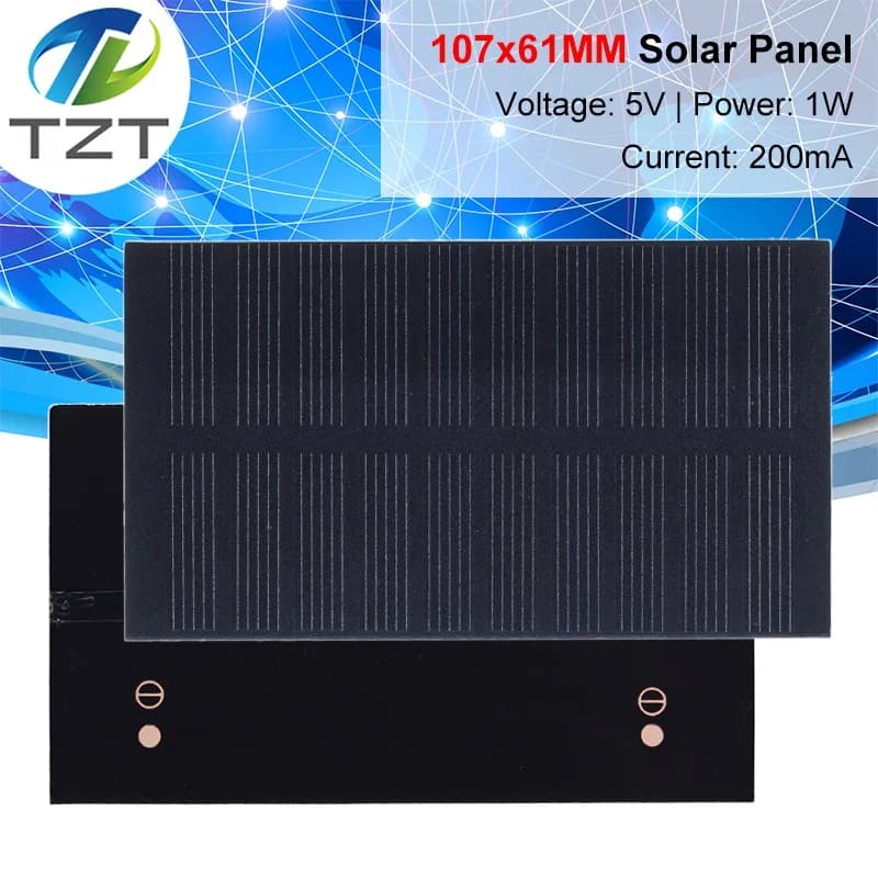 Panneau solaire 1W 5V électronique bricolage petit panneau solaire pour chargeur de téléphone portab