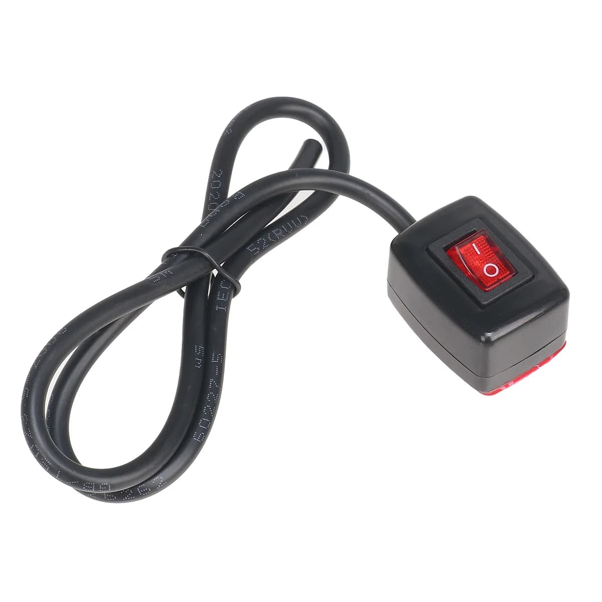 Câble de ligne arc-en-ciel avec interrupteur pour lampe de table, interrupteur marche/arrêt, fil éle