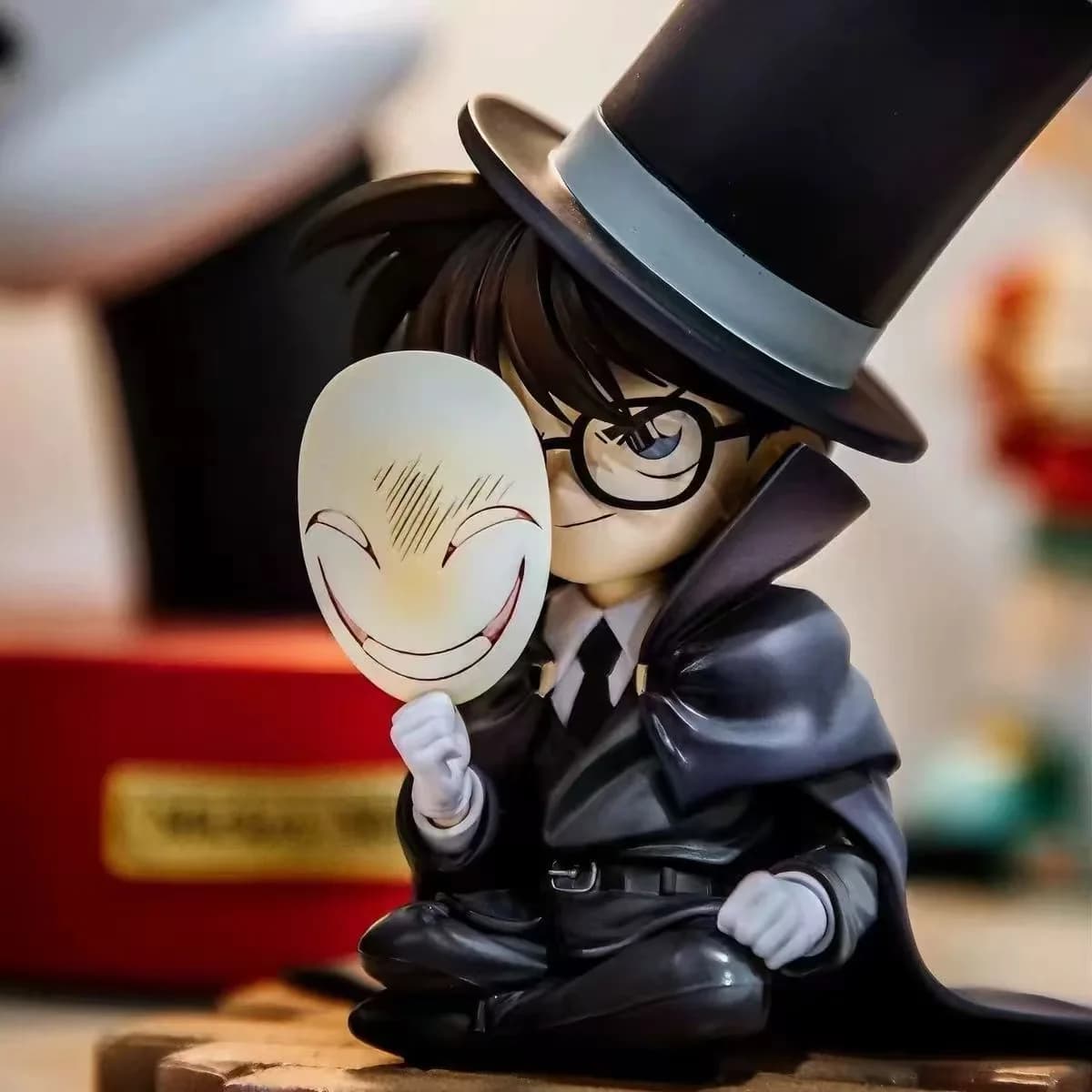 Figurine Kaito Kid Detective Conan GK, statue d'anime en PVC, objet de collection, décoration de bur