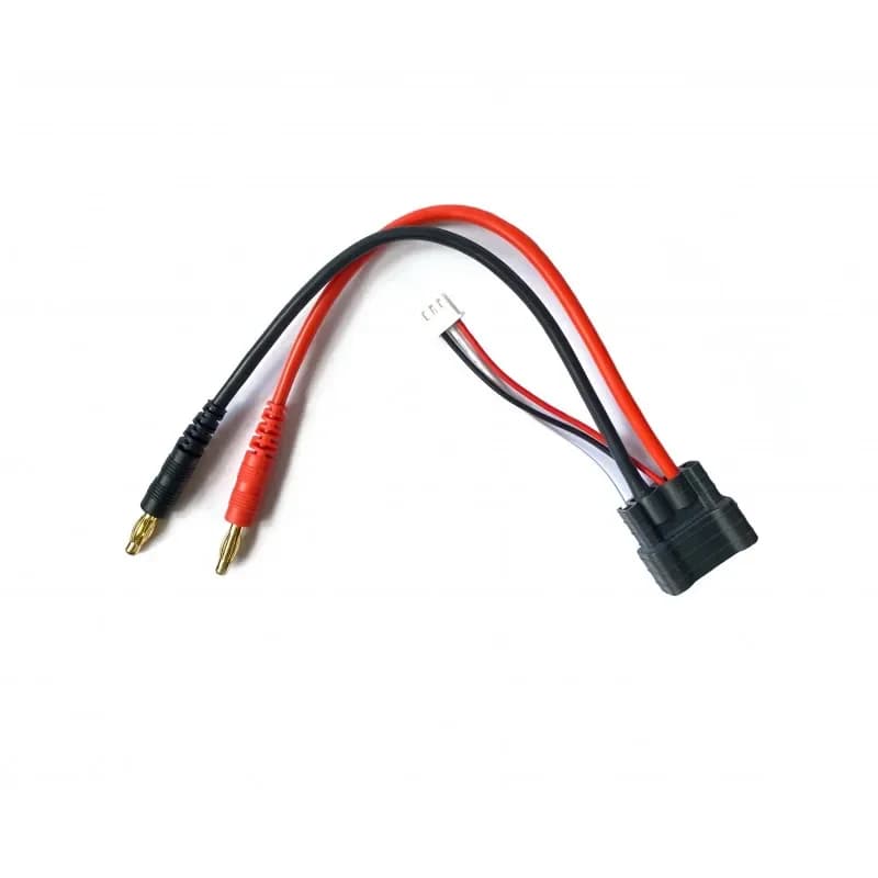 Câble de charge compatible Traxxas TRX ID mâle pour batteries Lipo 4S/3S/2S, connecteur Bullet vers 