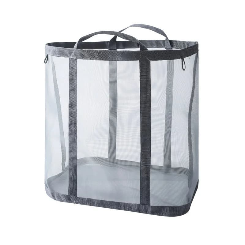 Sacs à linge avec poignées, panier à linge portable et pliable, panier en maille pour vêtements sale
