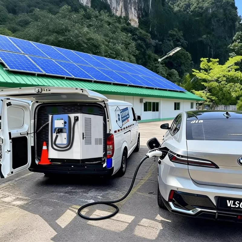 Station d'énergie portable industrielle 120 kWh 100 kW hors réseau pour la sauvegarde des stations d