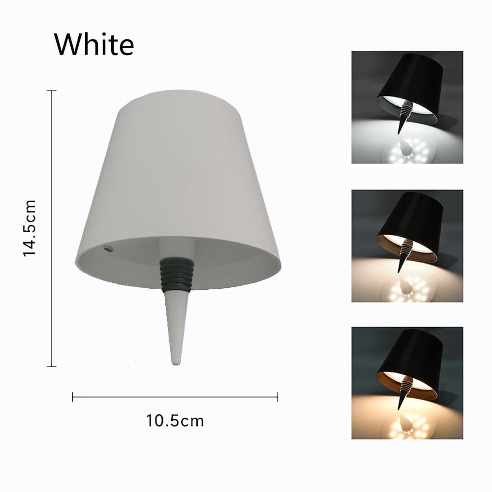 Lampe LED AITHEA pour bouteille, créative, intégrée, portable, rechargeable, à intensité variable, p
