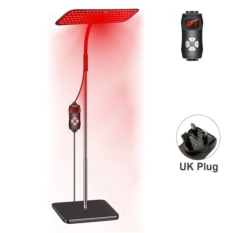 Lampe de luminothérapie LED rouge pour le visage, soin anti-âge de la peau, beauté, 216 LED, soulage