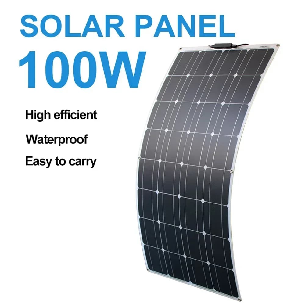 Panneau solaire de camping-car 200w 100w pour galpão de toit cellule solaire photovoltaïque 500w 400