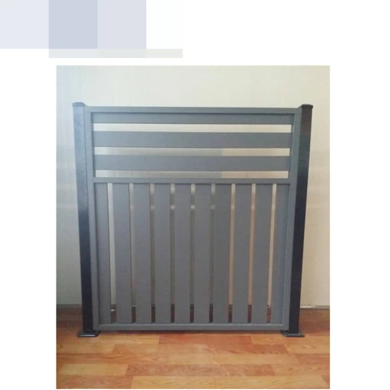 Panneau de clôture de tours horizontal de clôture de confidentialité en aluminium de jardin extérieu