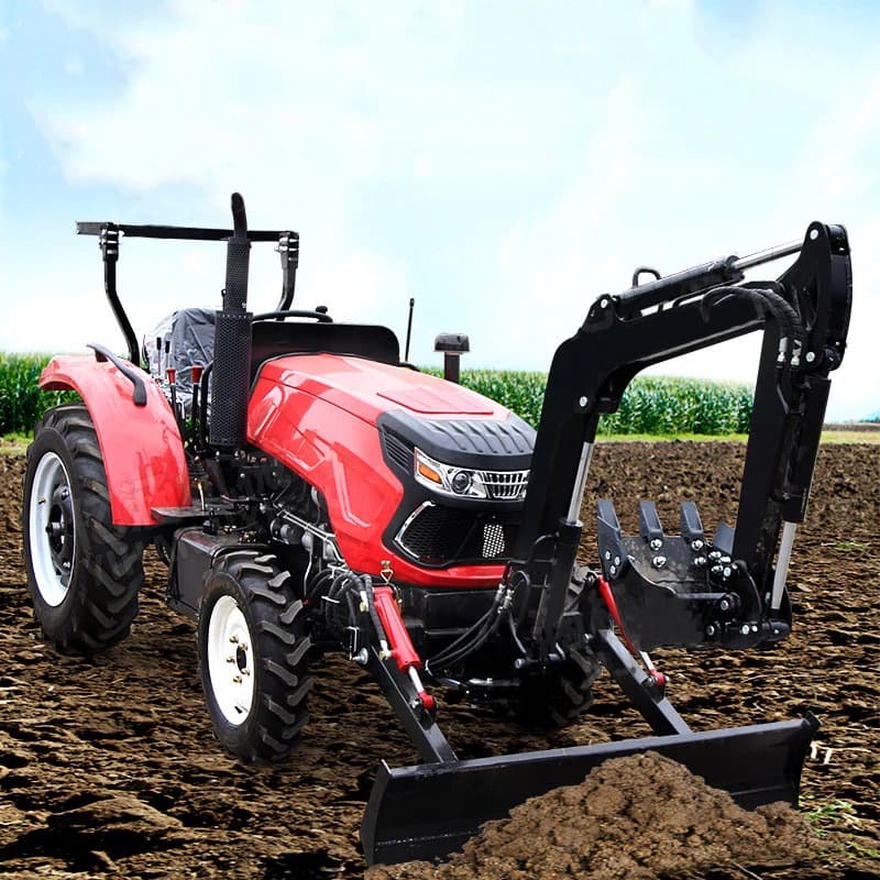 Tracteur agricole de haute qualité 50HP Tracteur à roues 4WD haute puissance avec rentable