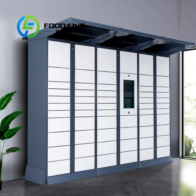 Casier intelligent pour colis en libre-service, armoire de livraison intelligente, casier sans conta