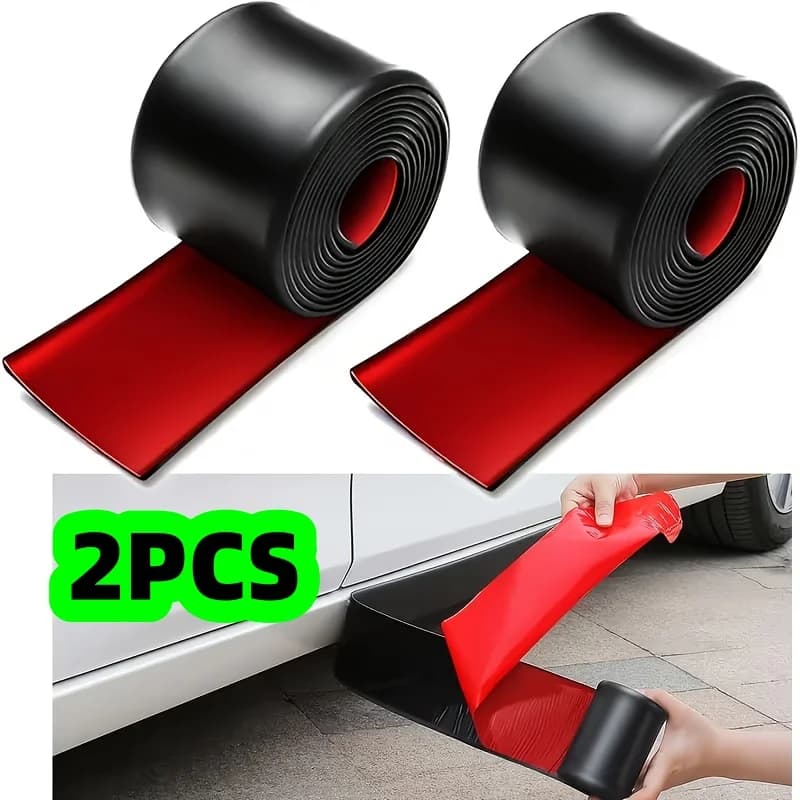Lot de 2 rouleaux de protection pour panneaux latéraux de voiture, protection universelle anti-rayur