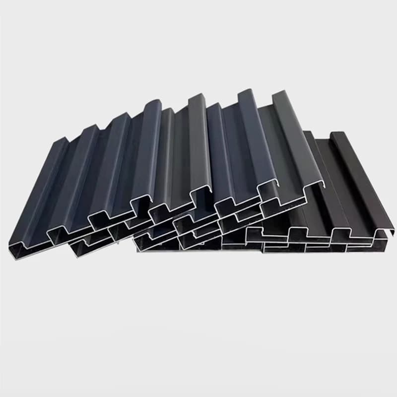 Carrelage de toit en alliage d'aluminium Double isolation carrelage en aluminium pare-soleil auvent 
