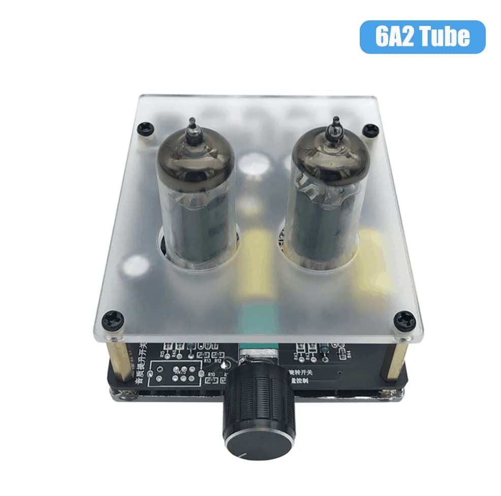 Préamplificateur à Tube 6K4/6A2 amélioré, préampli à Tube HiFi, tampon biliaire, haut-parleur Auido,