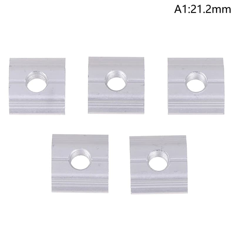 5 pièces 21.2mm 22.3mm 23.7mm montage sur panneau solaire support en alliage d'aluminium fin mi pinc