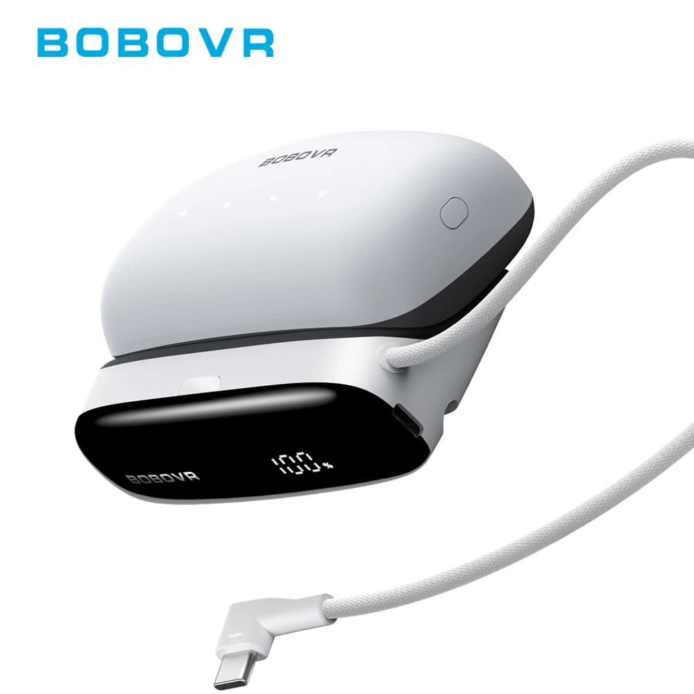 BOBOVR PD100 Combo 10000mAh batterie externe Portable 30W PD chargeur pour ordinateur Portable Compa