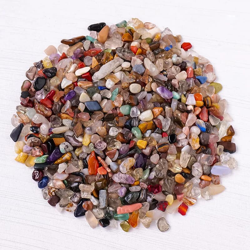 Gravier aux couleurs vives - naturellement poli, adapté aux pots de fleurs, aquariums, etc. |   Idéa