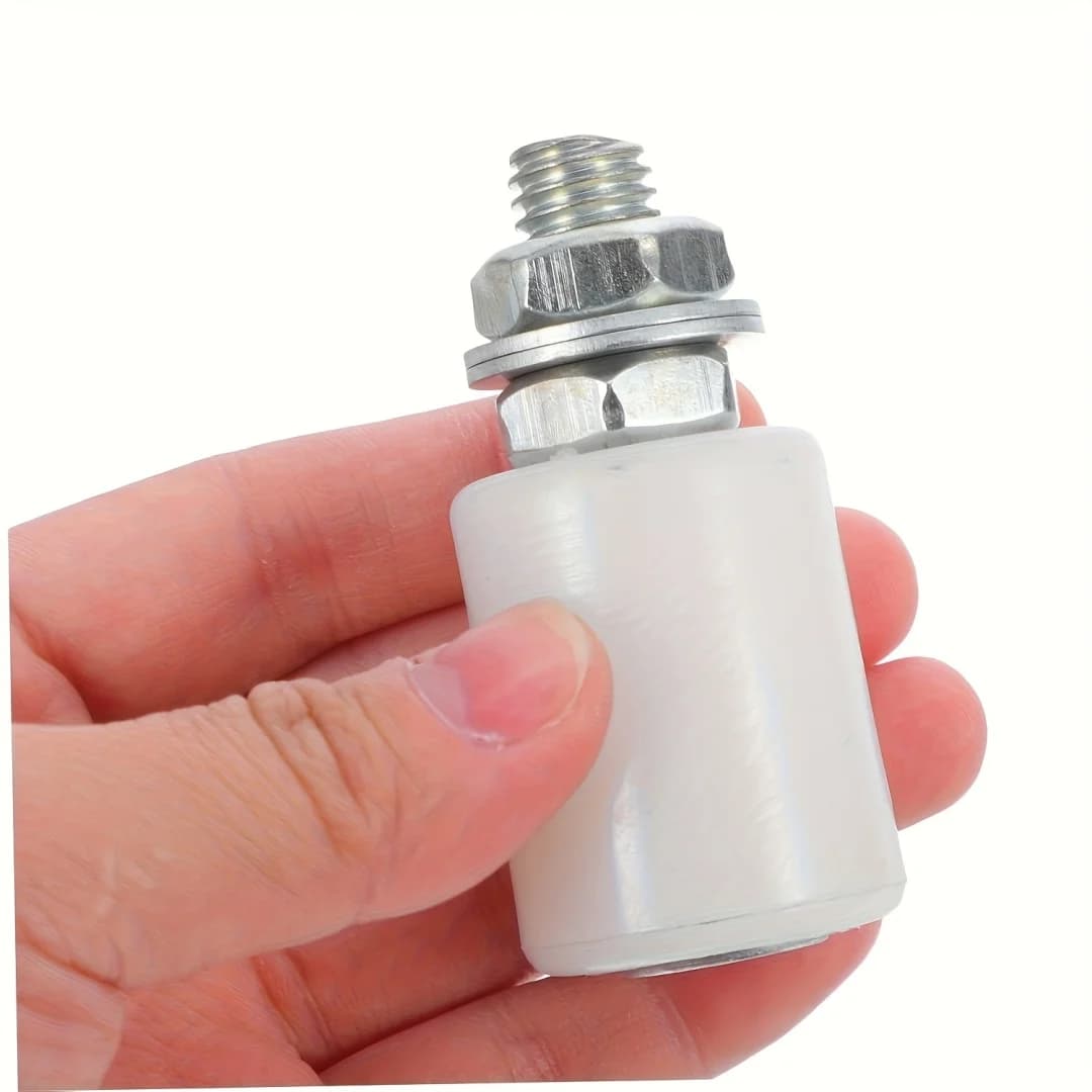 Roulette de guidage pour porte coulissante, robuste, en nylon, fonctionnement silencieux et fluide, 