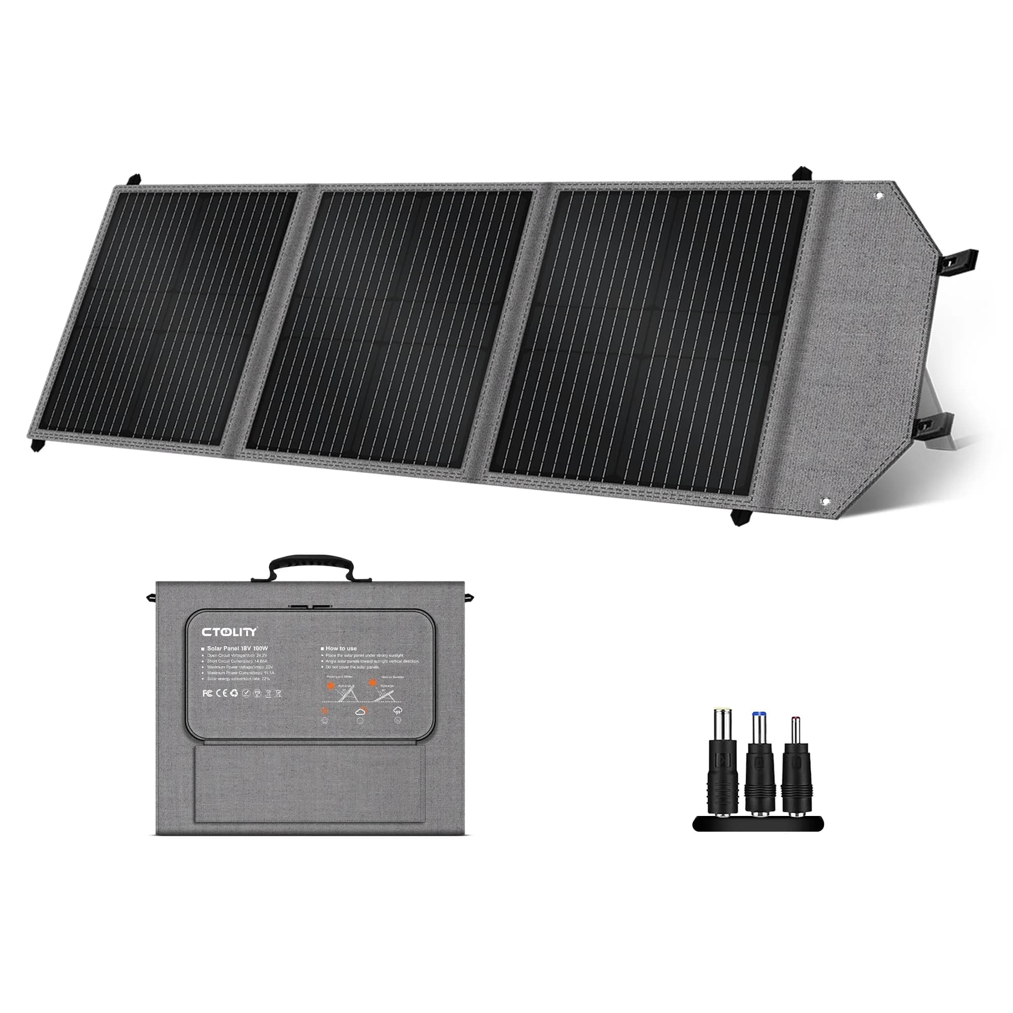 CTOLITY panneau solaire Flexible 400W 20.5V 200W panneau de charge solaire Portable Kit complet cent