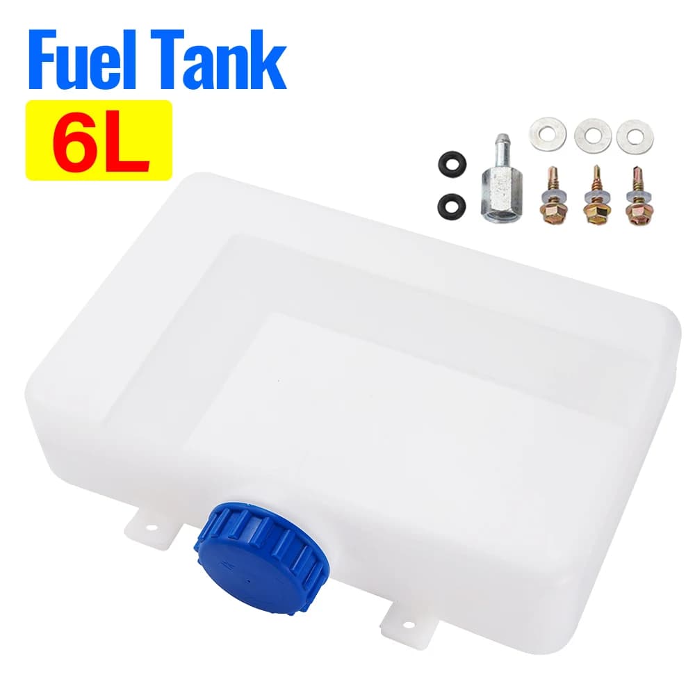 Réservoir de carburant en plastique de 6L pour voiture, camion, chauffage au gaz, réservoir de carbu