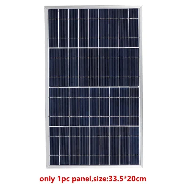 Kit de panneaux solaires 600W/300W, complet, 12V, alimentation USB polycristalline, générateur solai