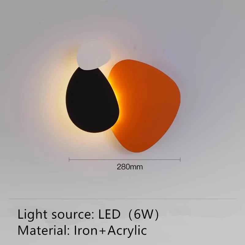 Lampe murale décorative artistique créative pour salon, mur d'arrière-plan de canapé, porche, escali