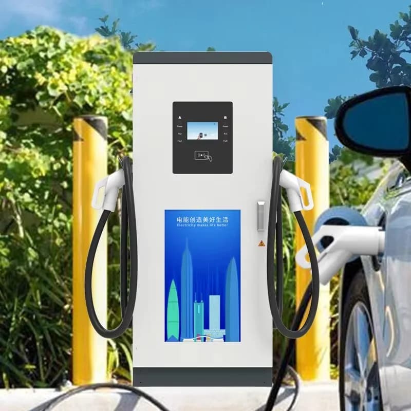 Station de recharge rapide pour véhicules électriques 240 kW, chargeur DC intelligent avec double co