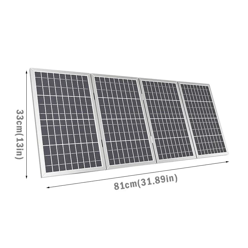 Panneau solaire portable pliable haute efficacité 800W 12V, cellules en silicium polycristallin, idé