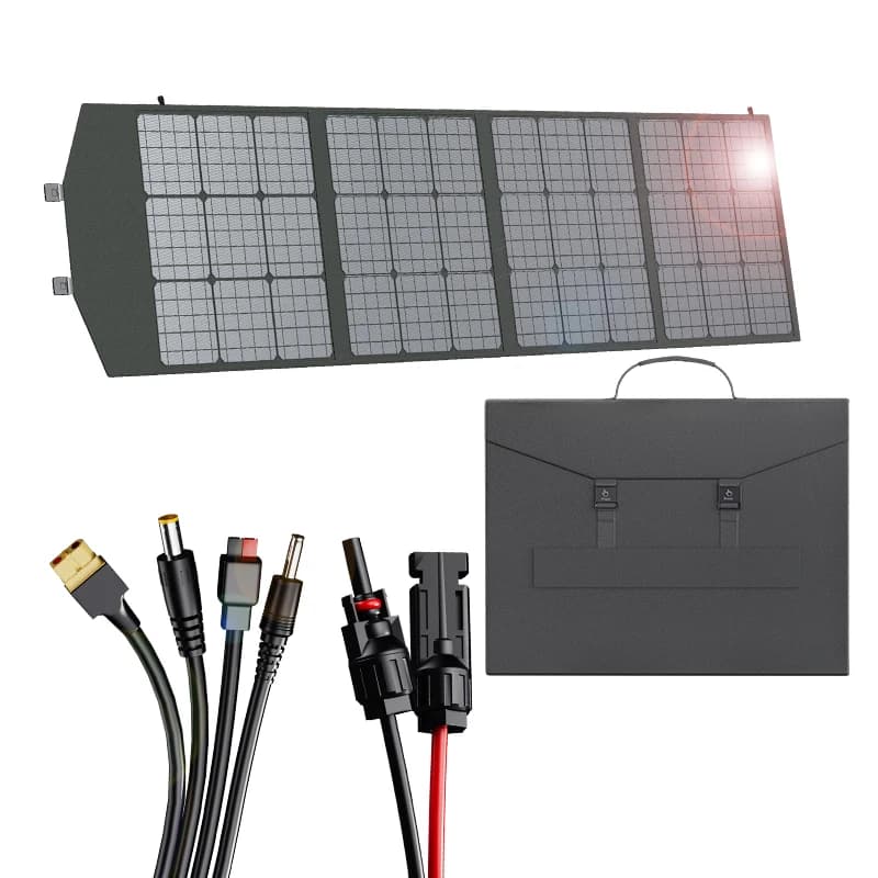 Panneau solaire pliable 2000W, chargeur portable haute efficacité 12V pour camping-car, camping, hor