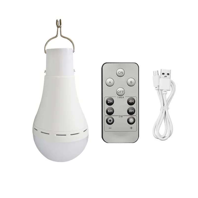 Lampe de secours solaire Rechargeable USB, lumière domestique extérieure, support de terrain de camp