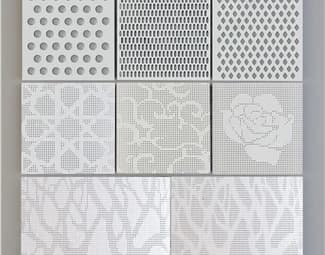 Matériaux de construction décoratifs panneau mural cadre en aluminium panneau gaufré de 5,0 mm