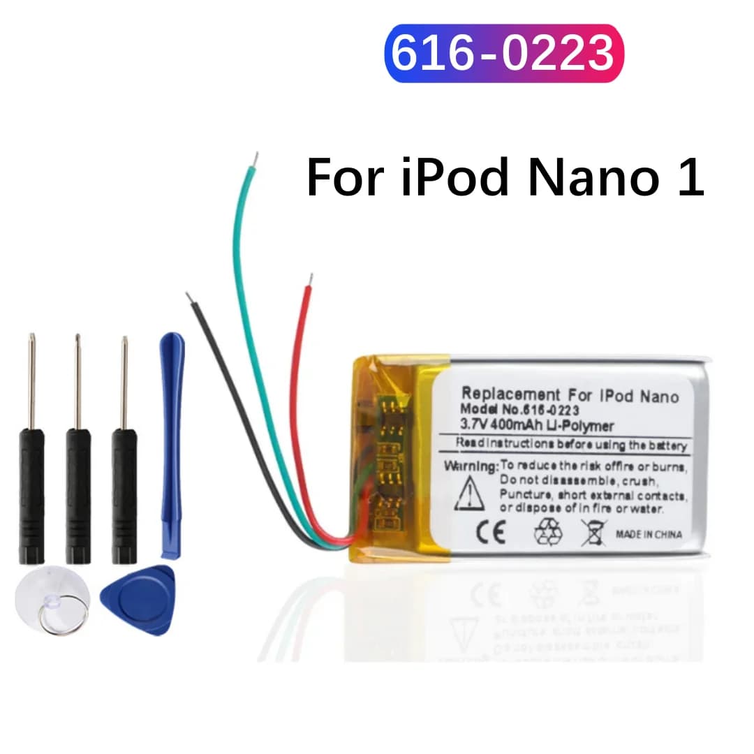 Nouvelle batterie pour iPod Nano 1 2 3 4 5 6 7 4e 5e 6e 7e 1e 2e génération 2Gen 2Gen 3e 3 Gen 3Gen 