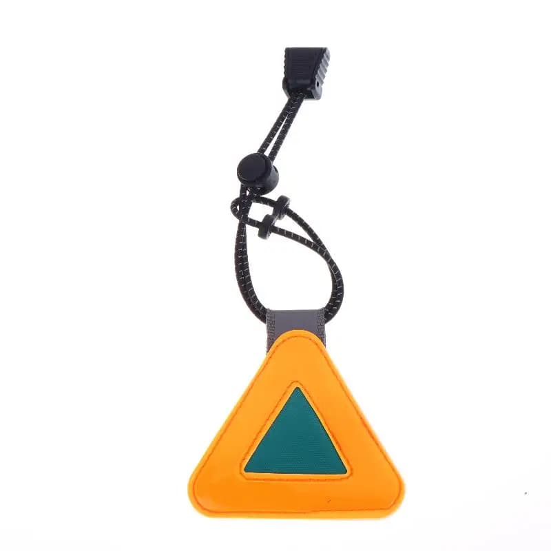 Panneaux réfléchissants triangulaires pour vélo, pendentif d'avertissement de sécurité, patch réfléc