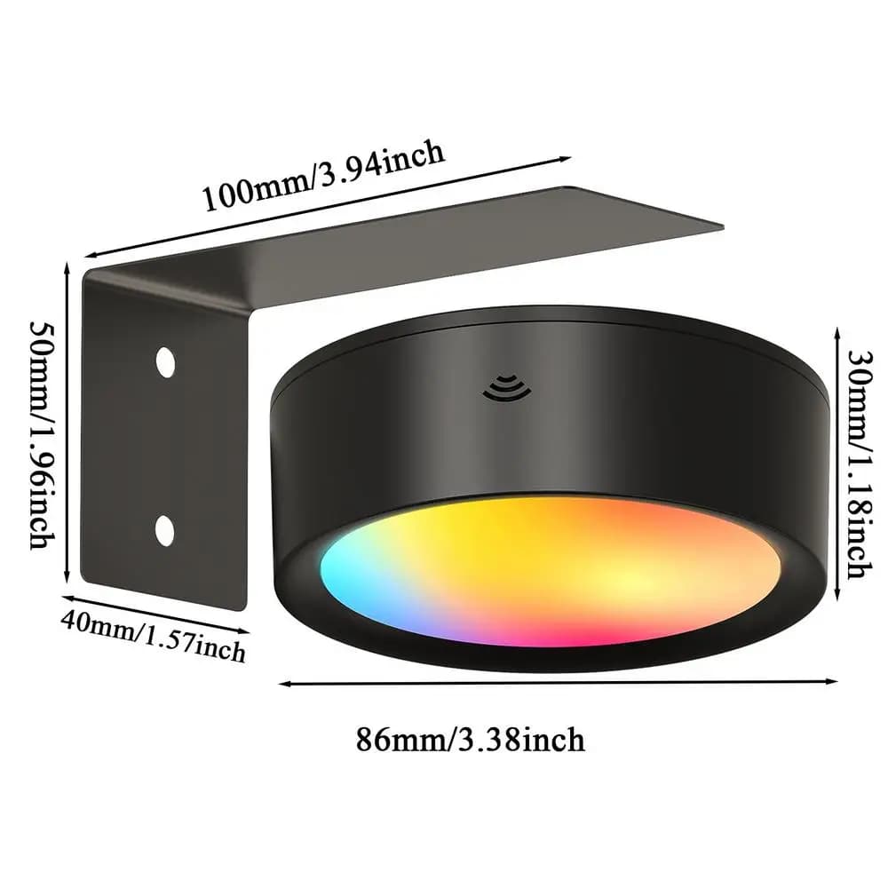 Lumières d'image magnétiques LED pour peinture, avec télécommande, lampe d'accent LED à piles pour c
