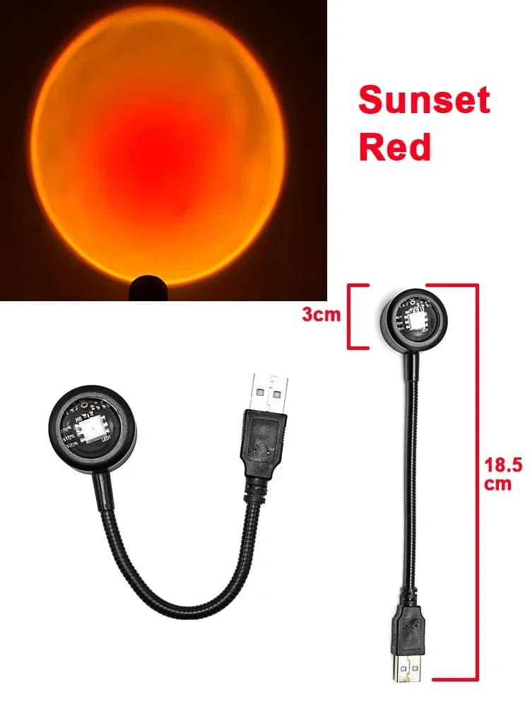 Projecteur USB de Lumière d'Ambiance, Luminaire Décoratif d'Nik, Idéal pour un Salon, une Chambre à 