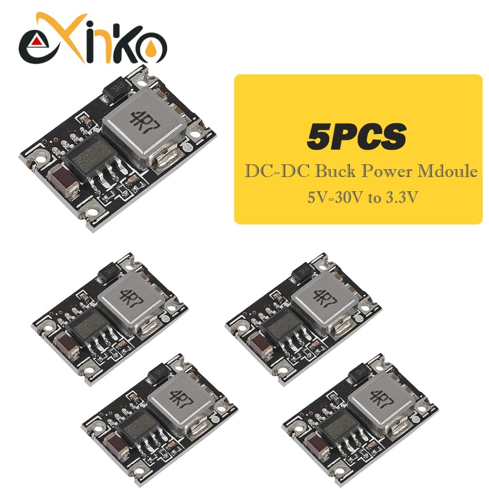 Convertisseur Buck DC-DC, Module d'alimentation pas à pas 5V-30V à 3.3V 5V 9V 12V 3A, régulateur de 