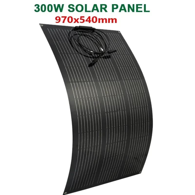 600W 300W( # 100W) panneau solaire 18V Flexible monocristallin Sola cellule Charge d'alimentation po