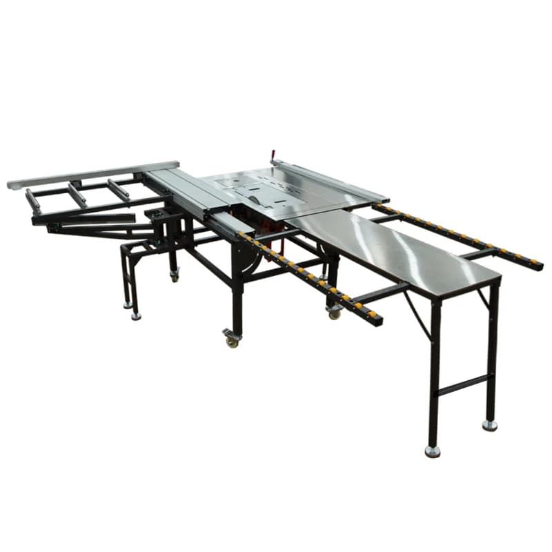 Scie à table multifonctionnelle WJS600B pour le travail du bois avec rail de guidage, scie circulair