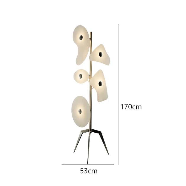 Lampadaire Scandinave Créatif à LED en Acrylique Orbitale, Luminaire de Styliste Kawaii Idéal pour u