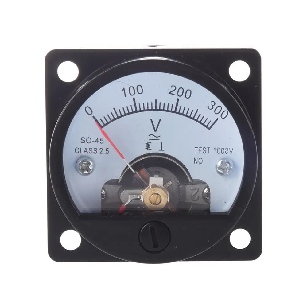 Panneau mètre AC 0-300V voltmètre de courant cadran analogique jauge de tension voltmètre volt teste