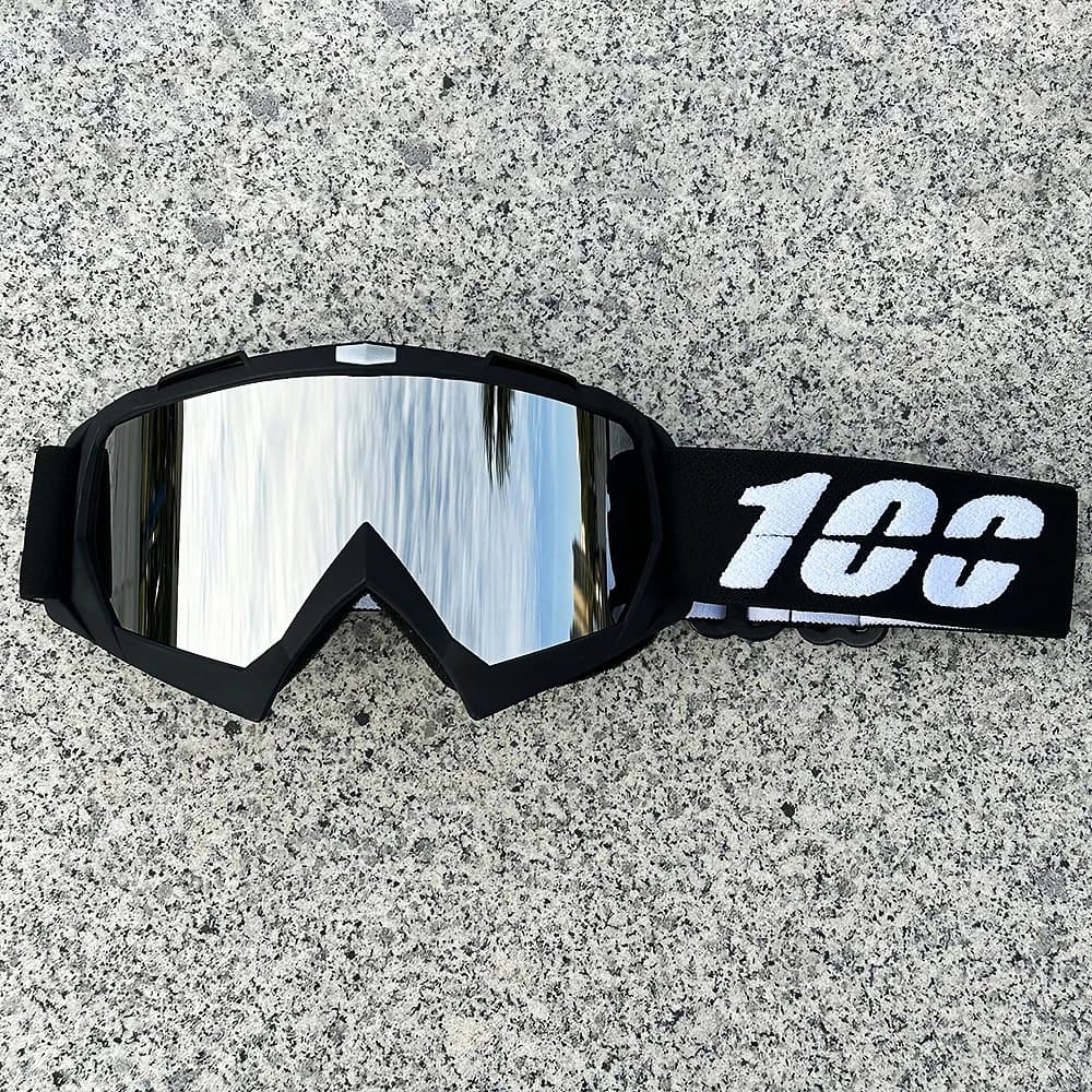 100 lunettes de moto lunettes de cyclisme en plein air tout-terrain Ski Sport MX ATV Dirt Bike lunet