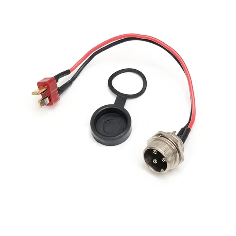 Chargeur d'alimentation pour Scooter électrique, Port de chargement à tête en T pour Kugoo M4 Pro Ae