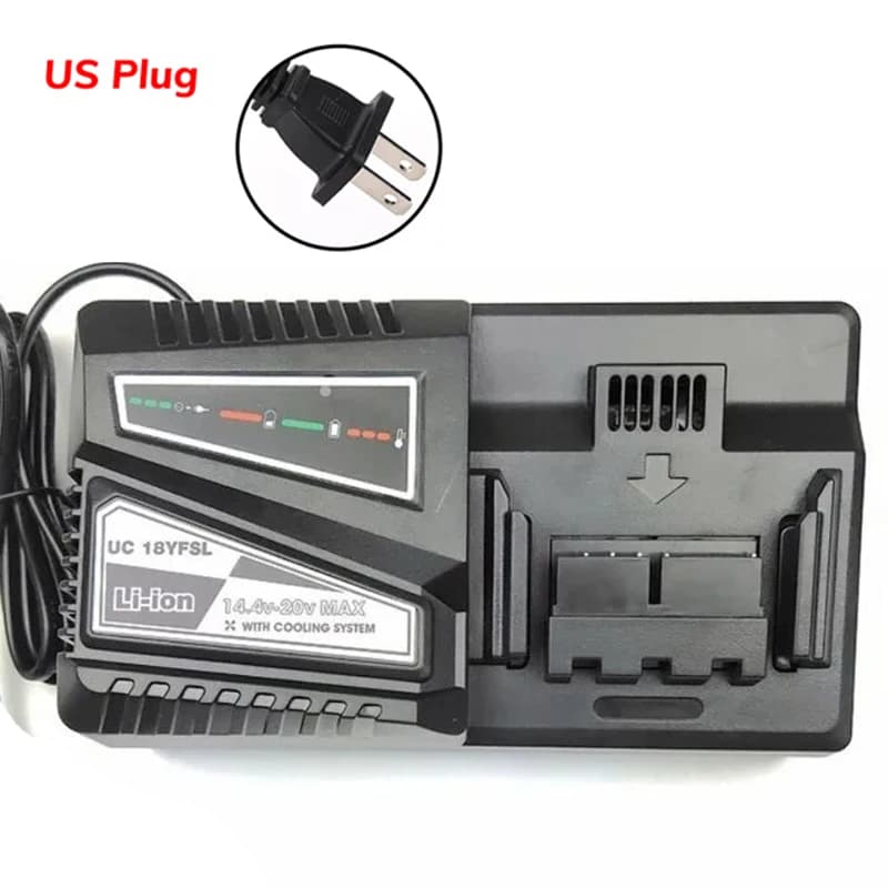 Charge rapide 14.4 18V 20V 4.5A chargeur de batterie au Lithium pour batterie Li-ion Hitachi BSL1415