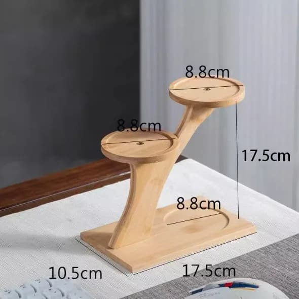 Support en bambou, étagère en bambou pour la maison/le bureau, design compact, parfait pour la décor