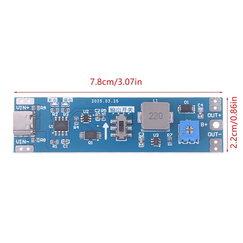 Chargeur/déchargeur de batterie au Lithium type-c 3.7V 9V 12V, Booster/Module régulateur, Module élé