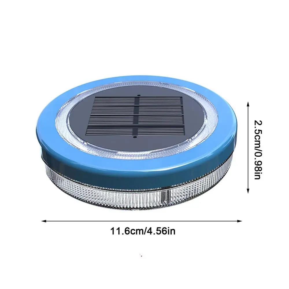Lumière de piscine flottante solaire lampe de piscine étanche améliorée lumière décorative extérieur