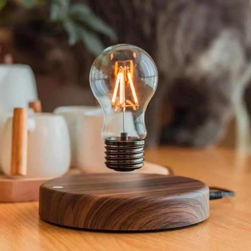 Lampe à lévitation magnétique créativité ampoule LED en verre flottant maison bureau décoration de b