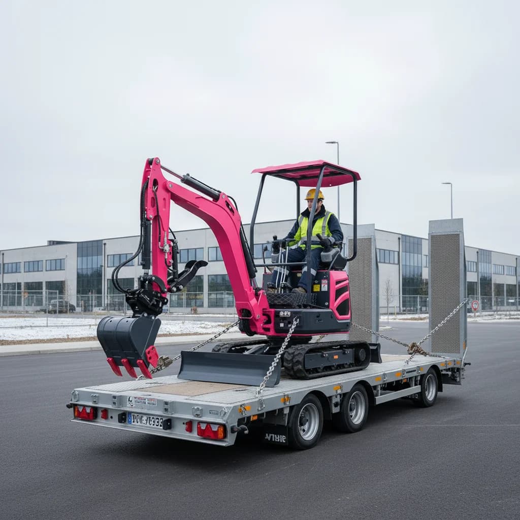 Pelle de style Kubota pour tracteur à roues - Équipement extérieur manœuvre hydraulique diesel