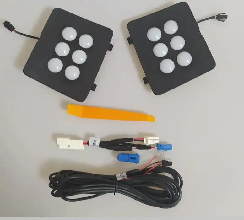 Feux de hayon à LED pour coffre de voiture, lampe supérieure de bagage, feux de valise, accessoires 