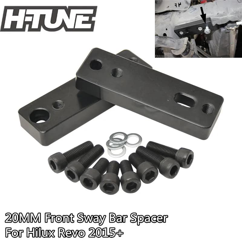 Kits de levage d'espacement de barre stabilisatrice avant, accessoires 4x4, 20MM, pour Hilux Revo 20